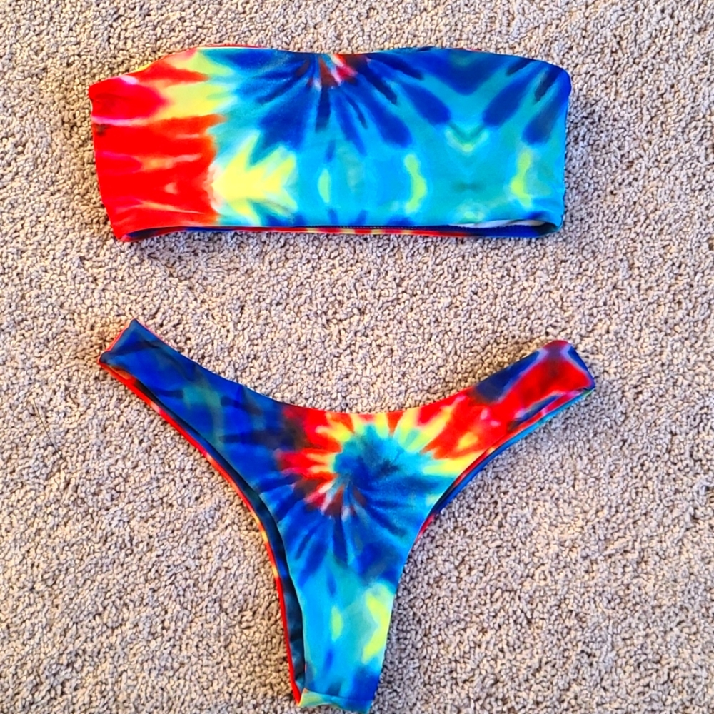 Zaful Tye Dye Bikini
